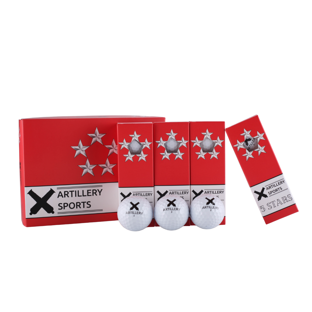 5-Star Series Golf Balls Box and Packages