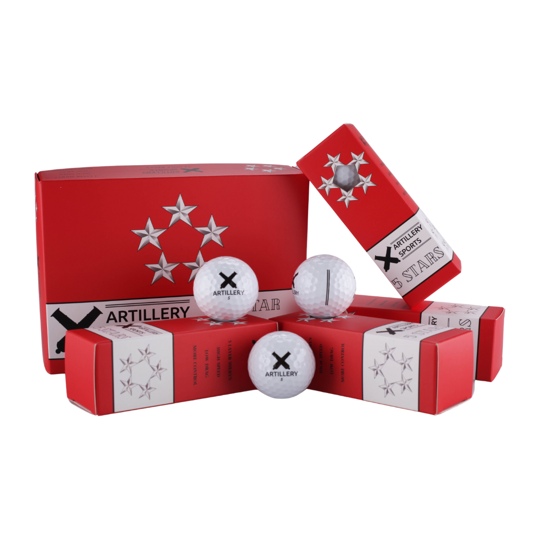 5-Star Series Golf Balls with Packaging