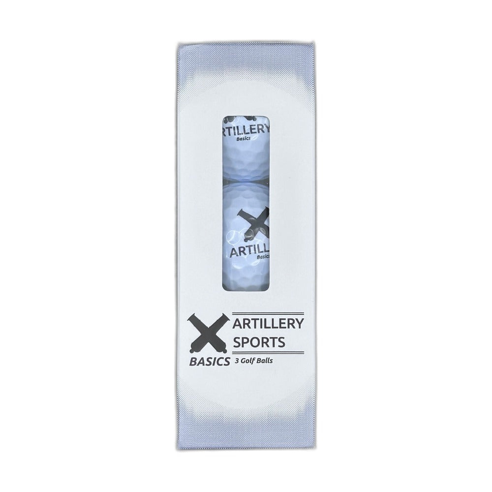 Artillery Basics - 2 Layer Golf Balls - 3 pack