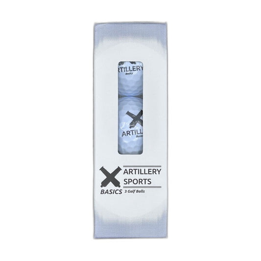 Artillery Basics - 2 Layer Golf Balls - 3 pack