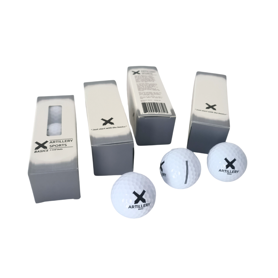 Artillery Basics Golf Balls - Full product set with boxes and balls