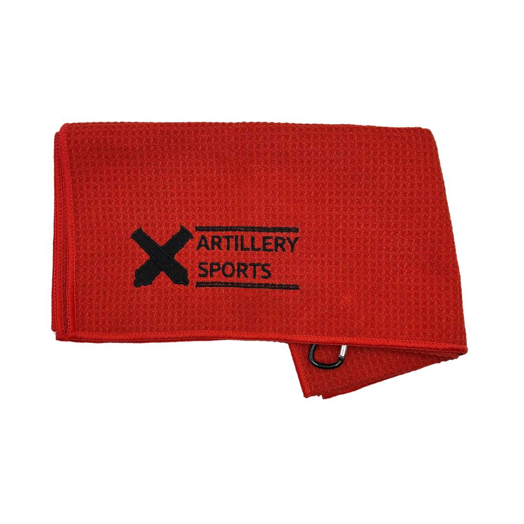 Artillery Sports Microfiber Golf Towel - Folded view