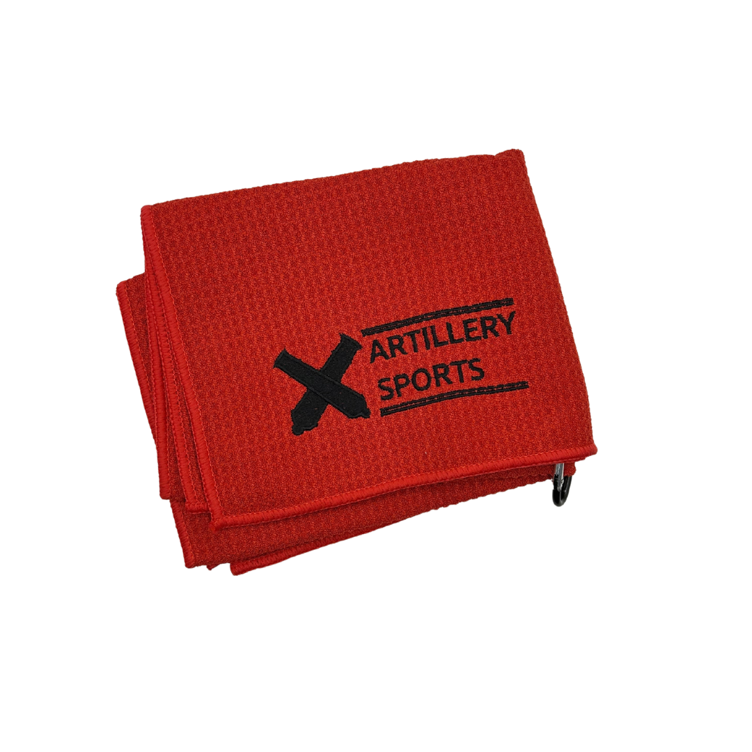 Artillery Sports Microfiber Golf Towel - Side angle
